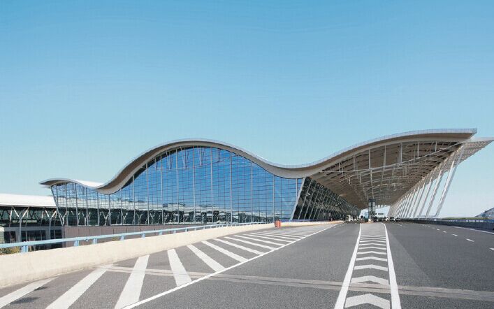 上海浦東國(guó)際機(jī)場(chǎng)第四跑道燈光站綜合樓、東航機(jī)庫(kù)等